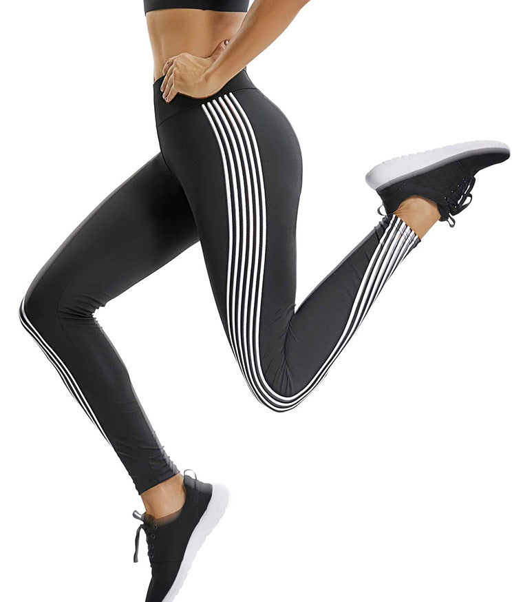 Reflective Breathable Seamless High Waist Yoga Leggings