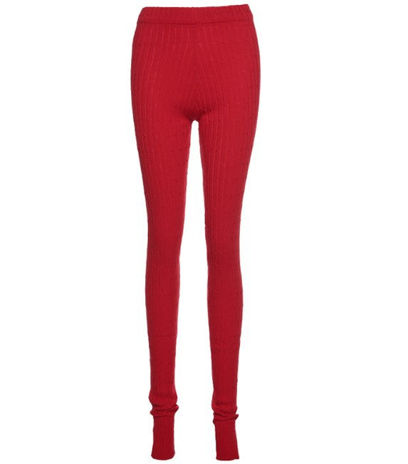 Fall Winter Amazon Ins Mid-Waist Trousers With Slits And Hips Slim Casual Pants