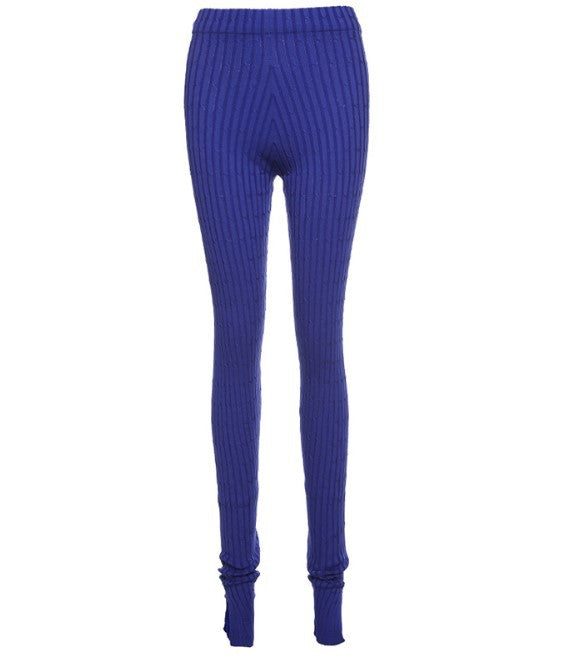 Fall Winter Amazon Ins Mid-Waist Trousers With Slits And Hips Slim Casual Pants