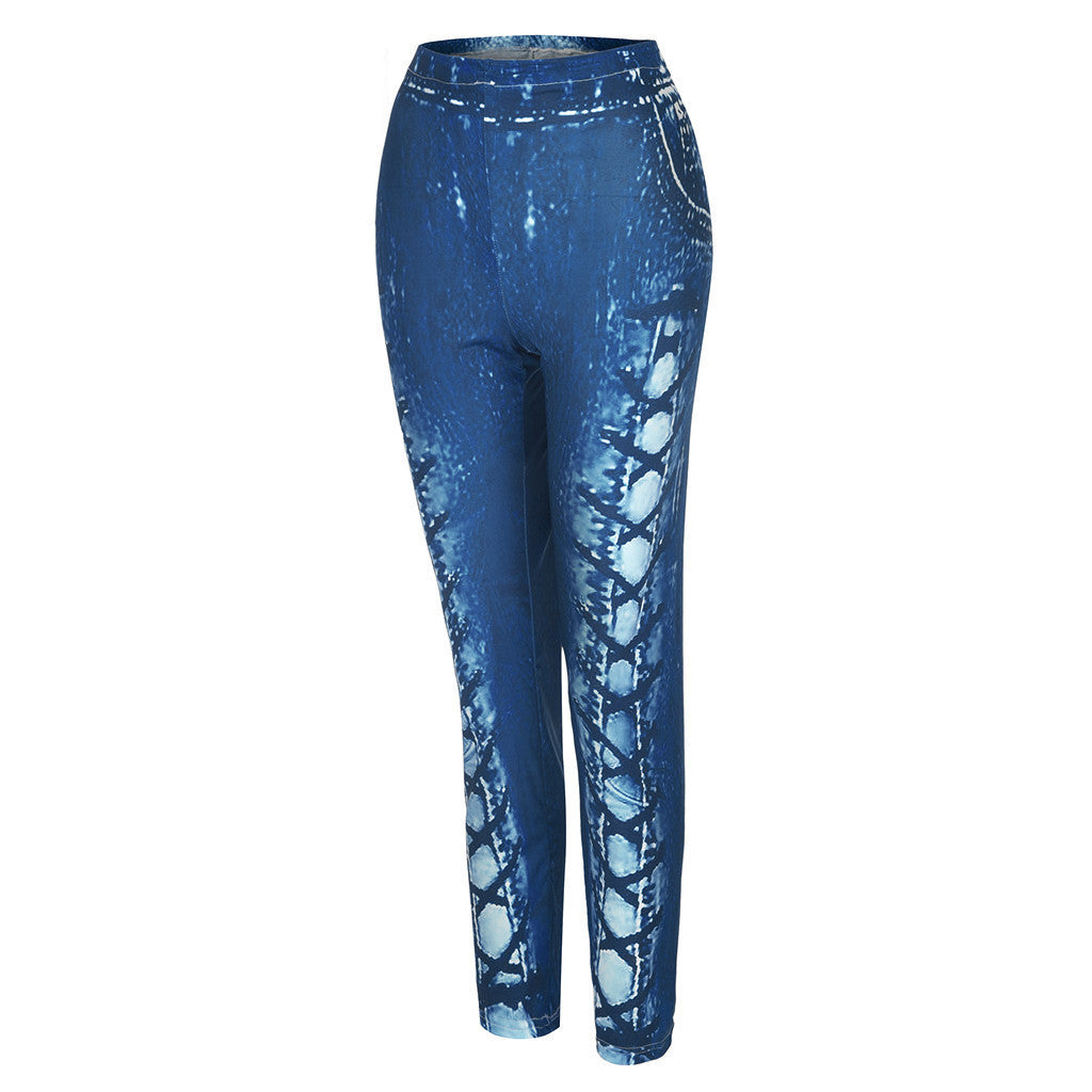 Digital print yoga pants