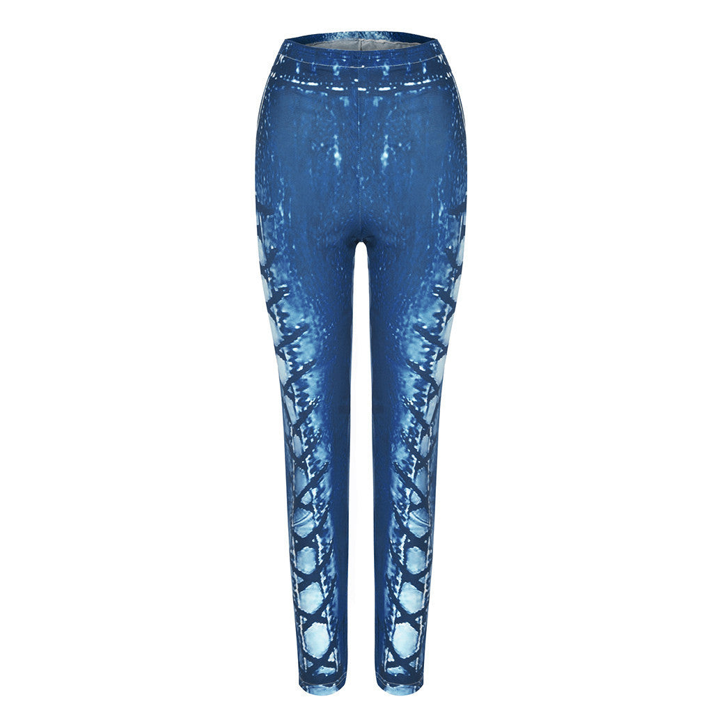 Digital print yoga pants