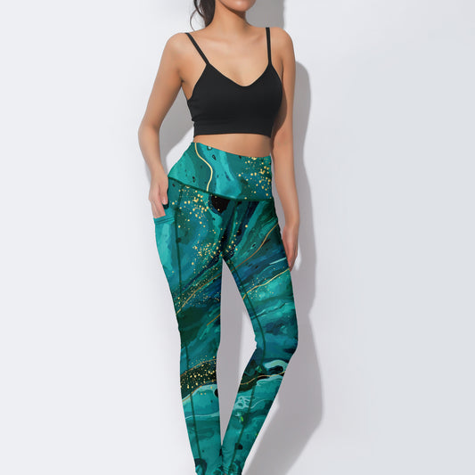 High Waisted Tummy Control Seamless Yoga Pants, Plus Size Comfort Leggings for Women