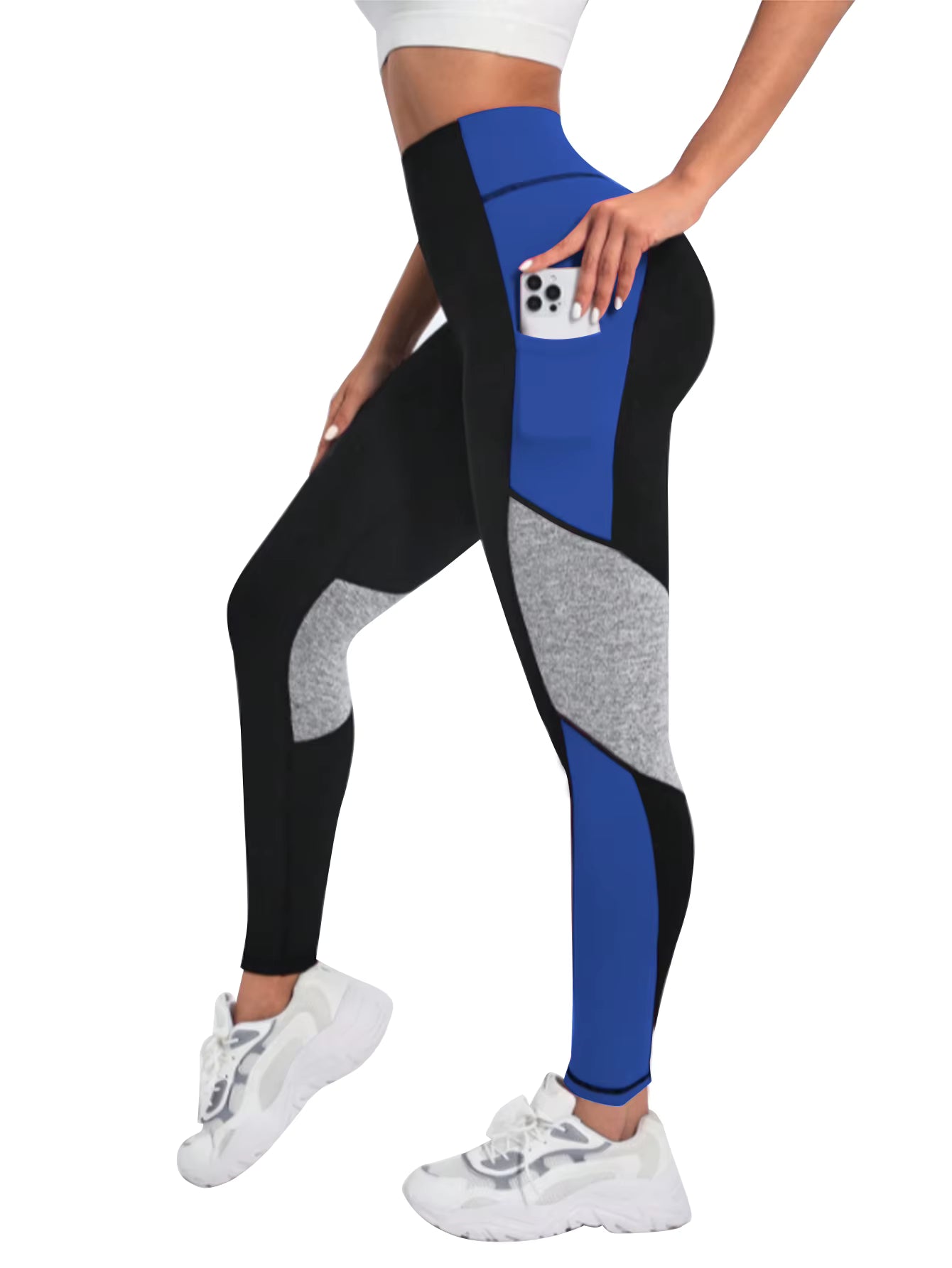 Women's Sportswear Clothing Contrast Color High Waist Yoga Pants Leggings Gym Fitness Butt Life Leggings Plus Size Yoga Pants