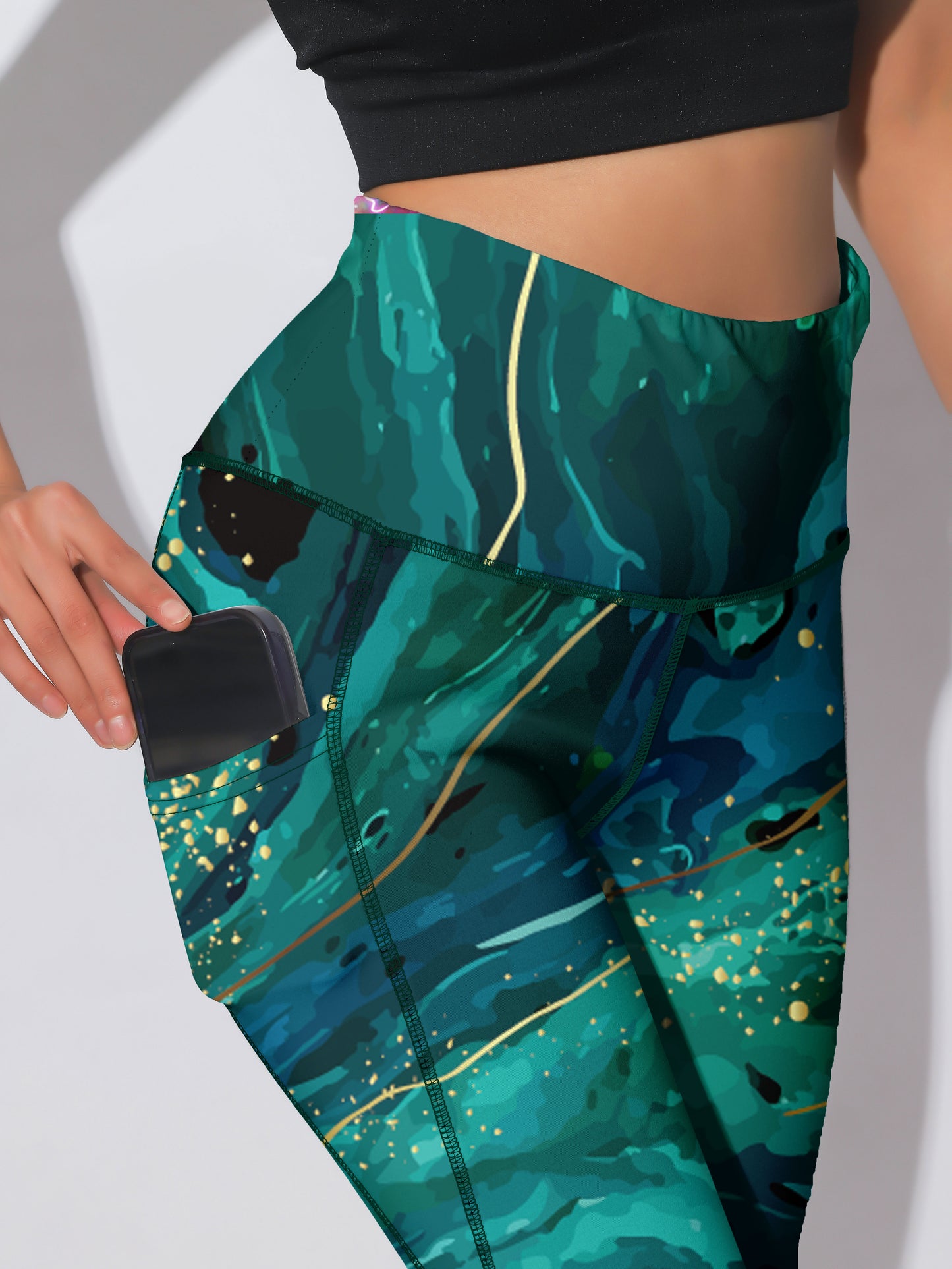 High Waisted Tummy Control Seamless Yoga Pants, Plus Size Comfort Leggings for Women