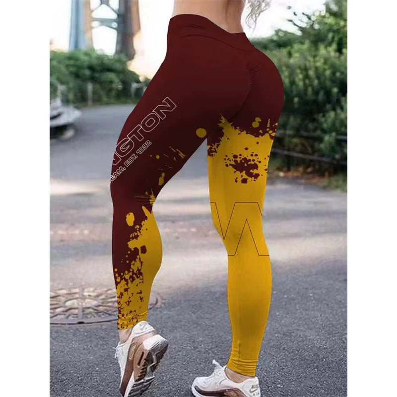 American Football Teams Women's Sports 32 Team 3D Digital Printing Yoga Pants Leggings