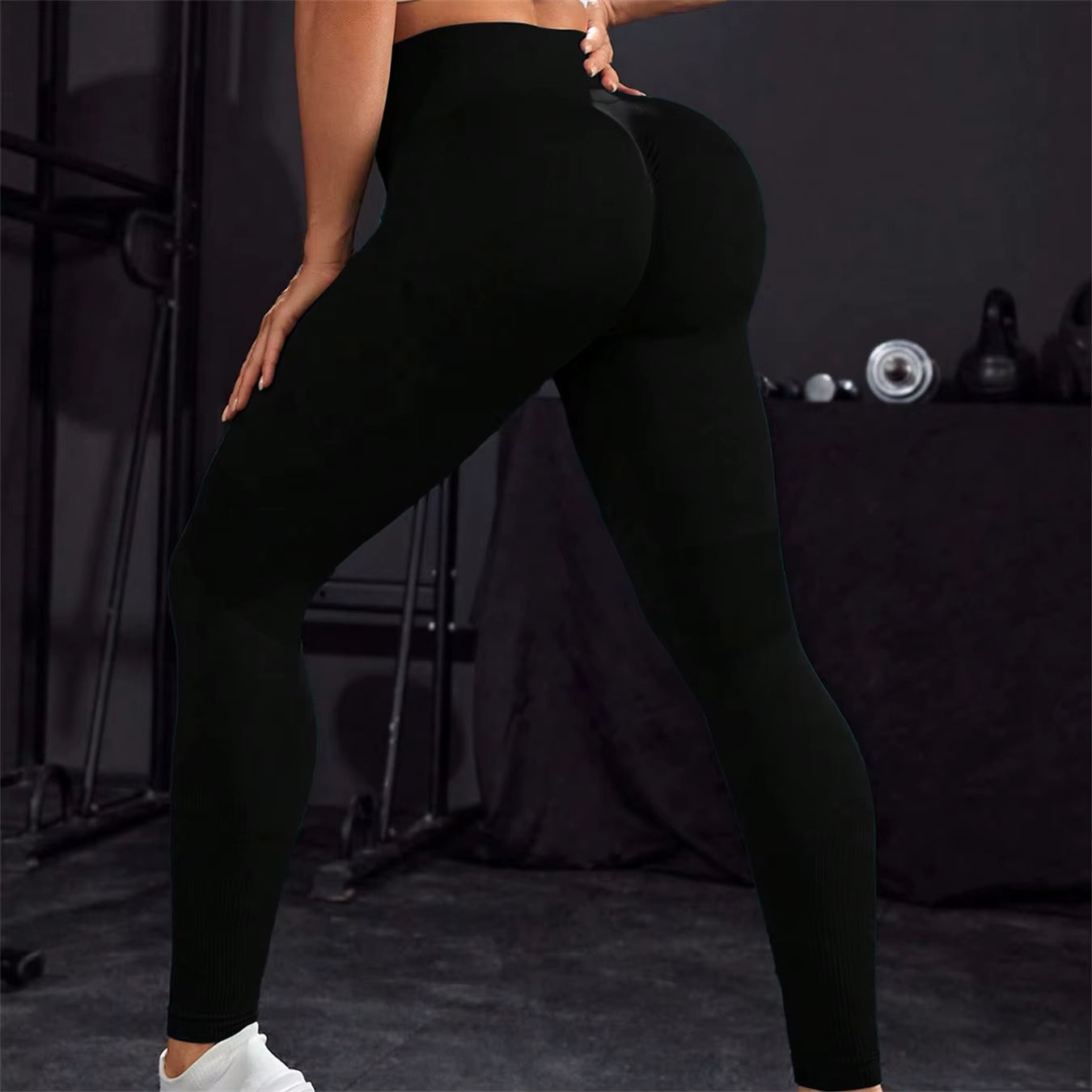 High Quality Four-Way Stretch Activewear Workout Pants Print Yoga Leggings with Scrunch Butt Lift Effect