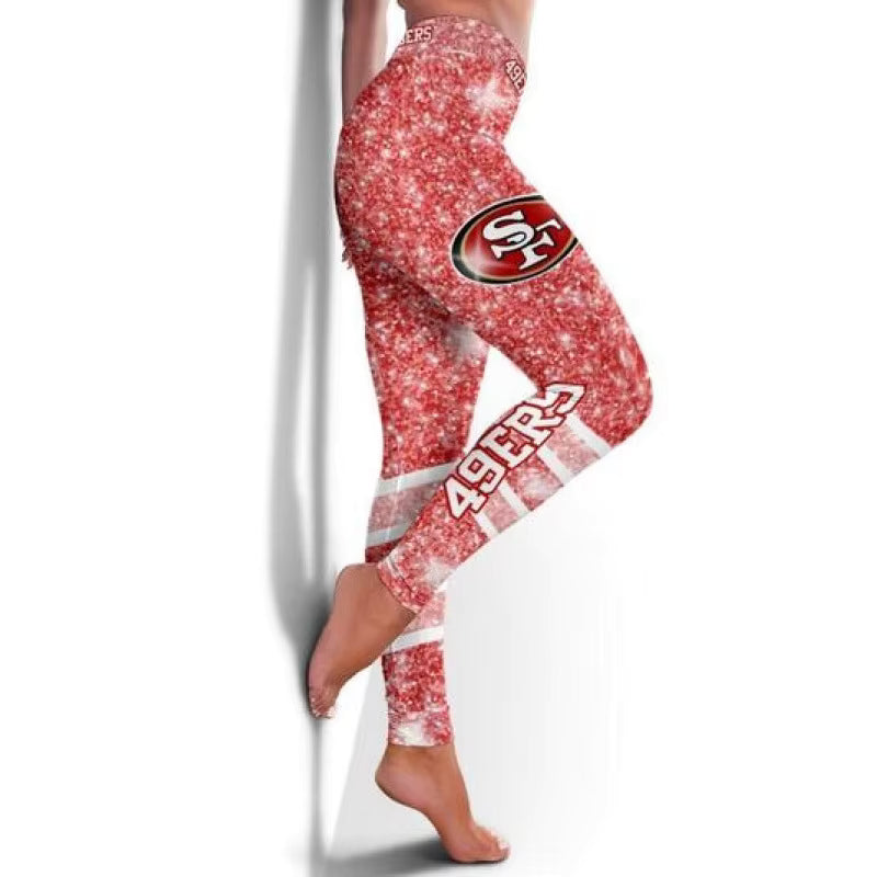 American Football Teams Women's Sports 32 Team 3D Digital Printing Yoga Pants Leggings